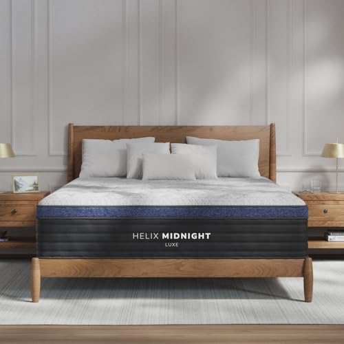 Helix Midnight Luxe with GlacioTex Cooling Mattress, Queen