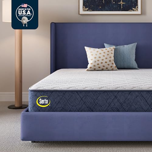 Serta Five Star Mattress Tranquility 12" Firm Queen Mattress, Bed-in-a-Box