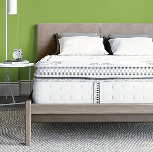 Classic Brands Decker Cool Gel Memory Foam and Innerspring Hybrid 10-Inch Mattress, Mattress in a Box, Queen