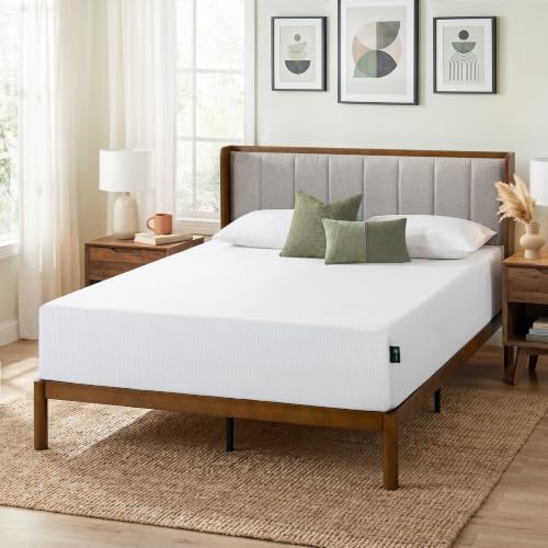 Zinus 12 Inch Green Tea Cooling Memory Foam Mattress [New Version], King, Fiberglass Free, Medium Firmness, Cooling Gel Foam, Certified Safe Foams & Fabric, Mattress in A Box